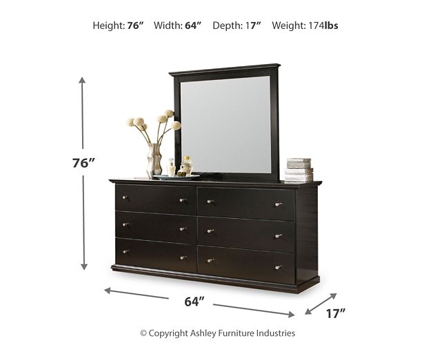 Maribel Dresser and Mirror - Affordable Home Luxury