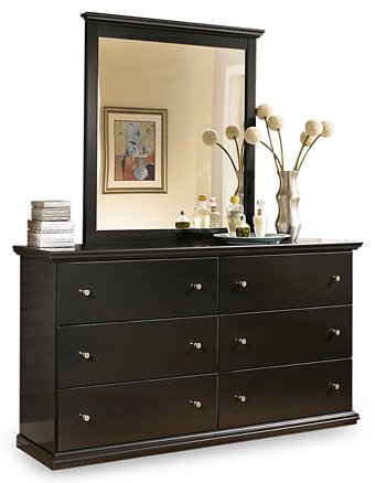 Maribel Dresser and Mirror - Affordable Home Luxury