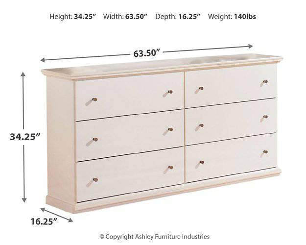 Bostwick Shoals Dresser and Mirror - Affordable Home Luxury