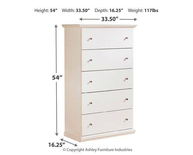 Bostwick Shoals Youth Chest of Drawers - Affordable Home Luxury