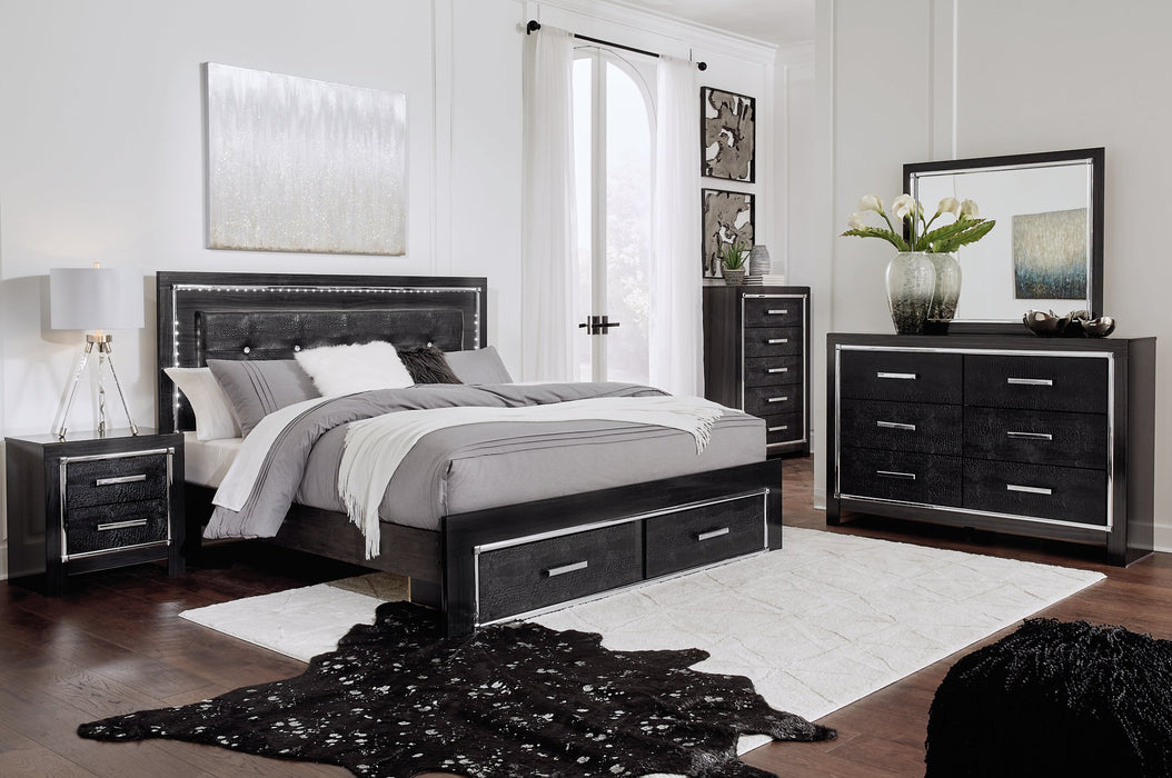 Kaydell Bed with Storage - Affordable Home Luxury