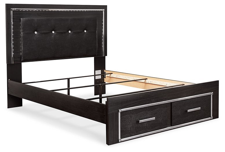 Kaydell Bed with Storage - Affordable Home Luxury