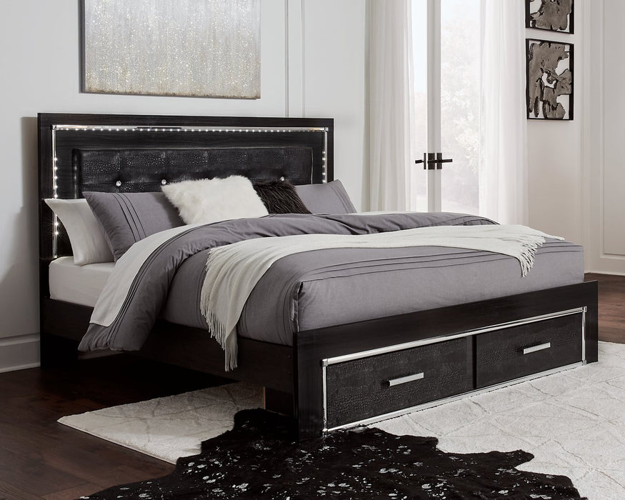 Kaydell Bed with Storage - Affordable Home Luxury