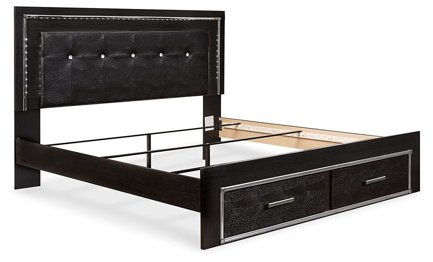 Kaydell Bed with Storage - Affordable Home Luxury