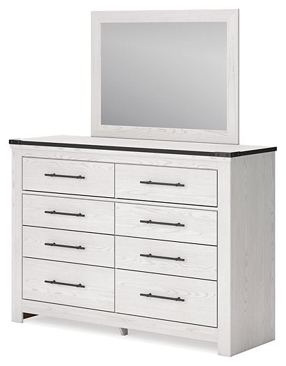 Schoenberg Dresser and Mirror - Affordable Home Luxury