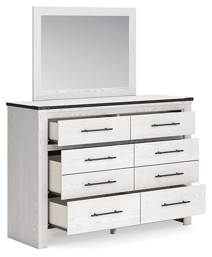 Schoenberg Dresser and Mirror - Affordable Home Luxury