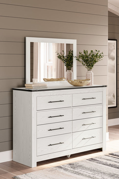 Schoenberg Dresser and Mirror - Affordable Home Luxury