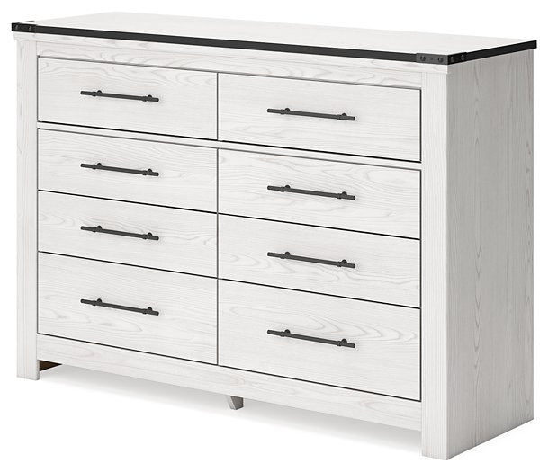 Schoenberg Dresser and Mirror - Affordable Home Luxury