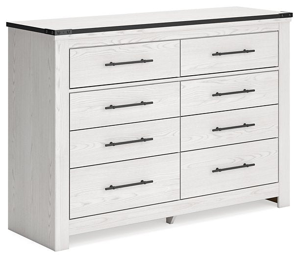 Schoenberg Dresser and Mirror - Affordable Home Luxury