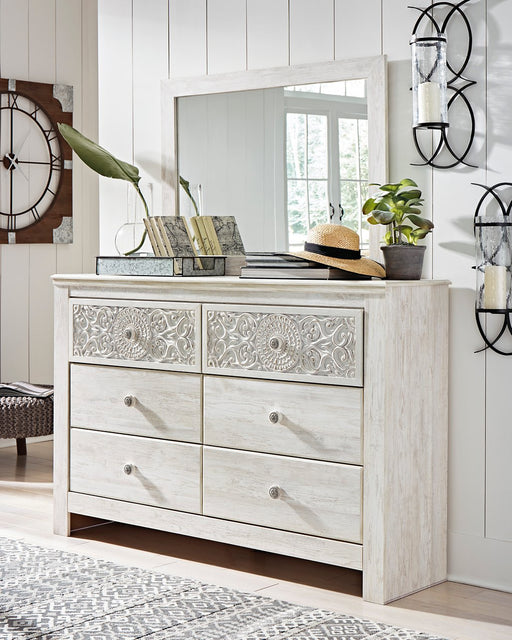 Paxberry Dresser and Mirror - Affordable Home Luxury