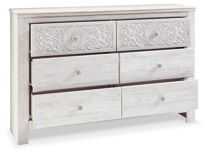 Paxberry Dresser and Mirror - Affordable Home Luxury