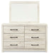 Cambeck Dresser and Mirror - Affordable Home Luxury