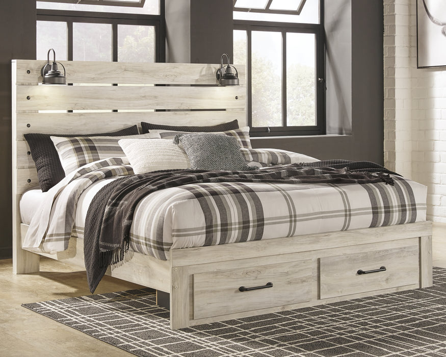 Cambeck Bed with 2 Storage Drawers - Affordable Home Luxury