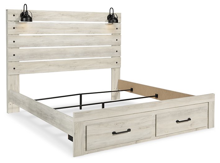 Cambeck Bed with 2 Storage Drawers - Affordable Home Luxury