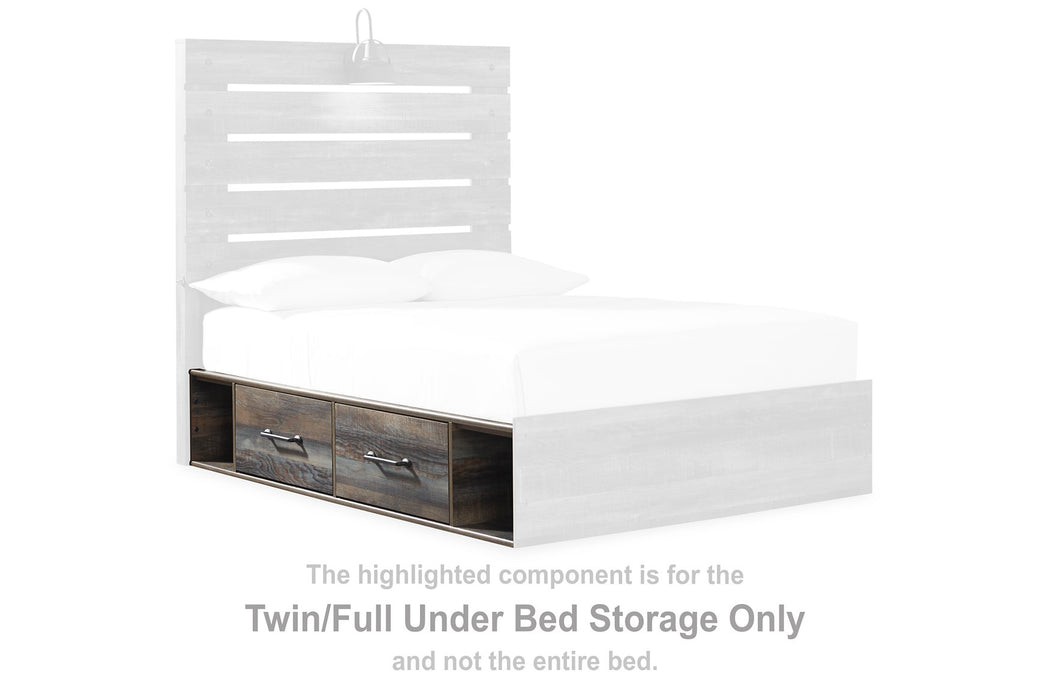 Drystan Bed with 4 Storage Drawers - Affordable Home Luxury