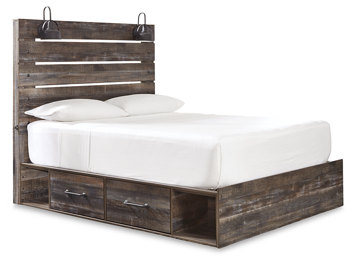 Drystan Bed with 4 Storage Drawers - Affordable Home Luxury