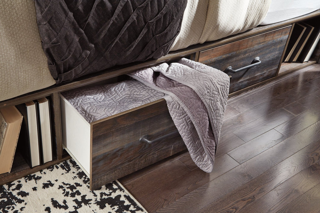 Drystan Bed with 4 Storage Drawers - Affordable Home Luxury