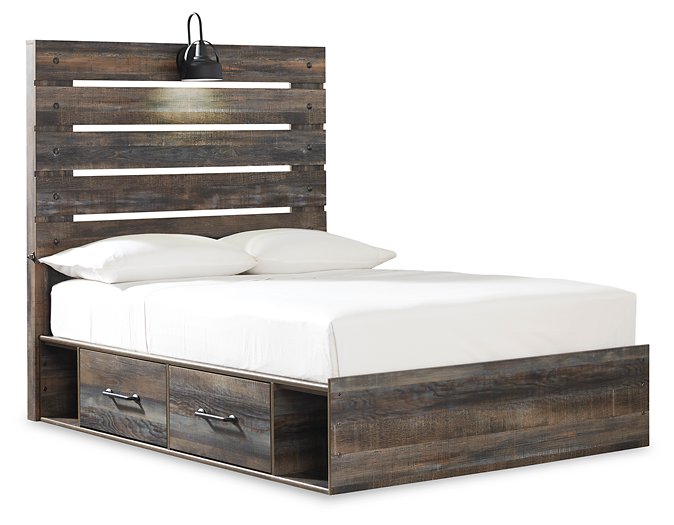 Drystan Bed with 4 Storage Drawers - Affordable Home Luxury