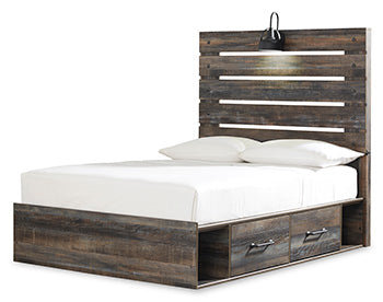 Drystan Bed with 4 Storage Drawers - Affordable Home Luxury