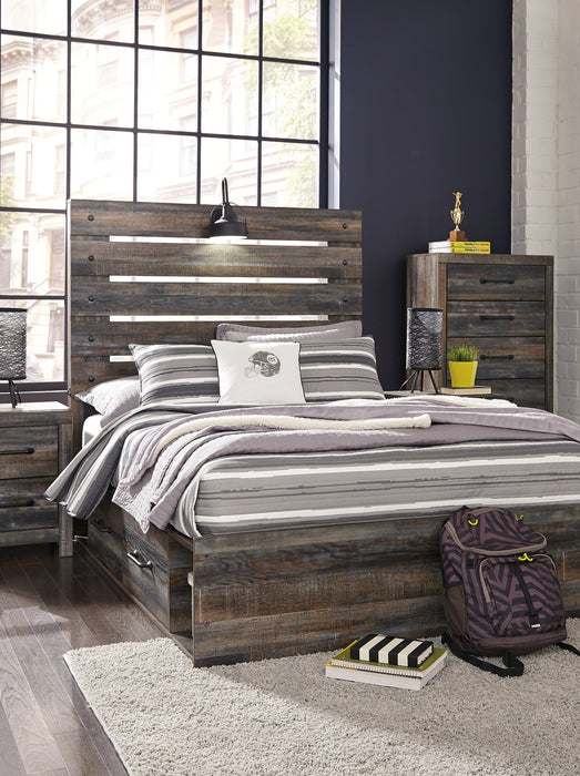 Drystan Bed with 4 Storage Drawers - Affordable Home Luxury