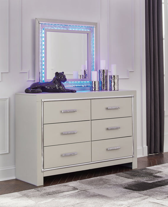 Zyniden Dresser and Mirror - Affordable Home Luxury