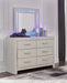 Zyniden Dresser and Mirror - Affordable Home Luxury