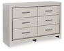 Zyniden Dresser and Mirror - Affordable Home Luxury