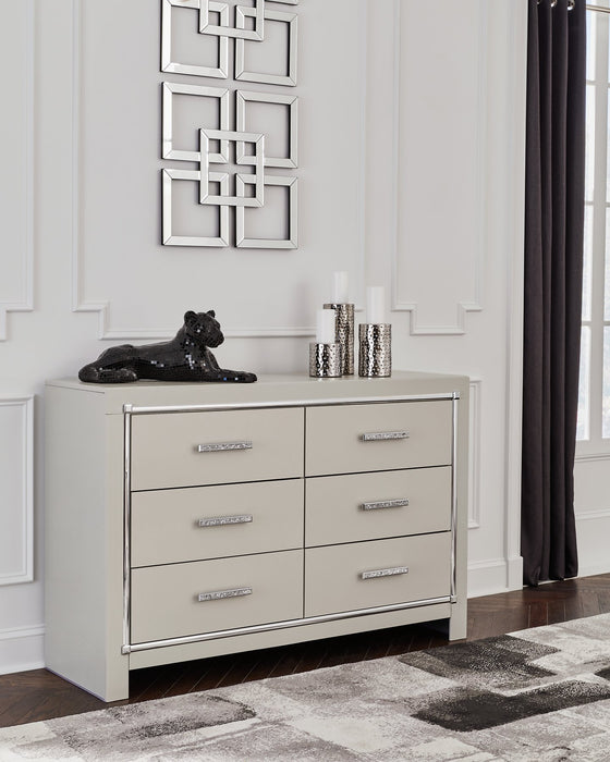 Zyniden Dresser and Mirror - Affordable Home Luxury