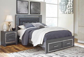 Lodanna Bed with 2 Storage Drawers - Affordable Home Luxury