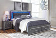 Lodanna Bed with 2 Storage Drawers - Affordable Home Luxury