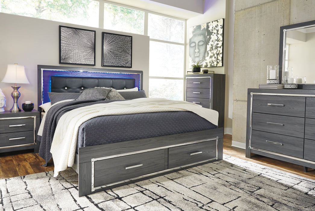 Lodanna Bed with 2 Storage Drawers - Affordable Home Luxury