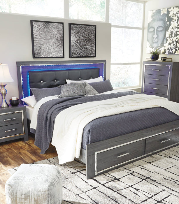 Lodanna Bed with 2 Storage Drawers - Affordable Home Luxury