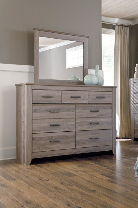 Zelen Dresser and Mirror - Affordable Home Luxury