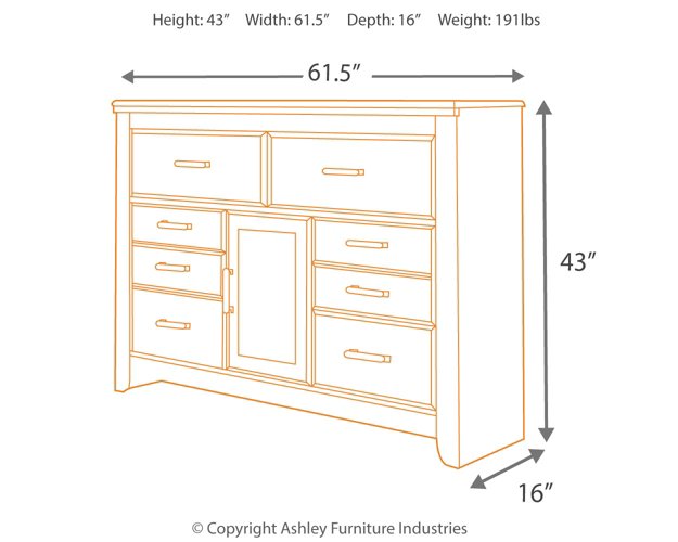 Juararo Dresser - Affordable Home Luxury