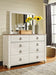 Willowton Dresser and Mirror - Affordable Home Luxury