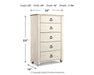 Willowton Chest of Drawers - Affordable Home Luxury