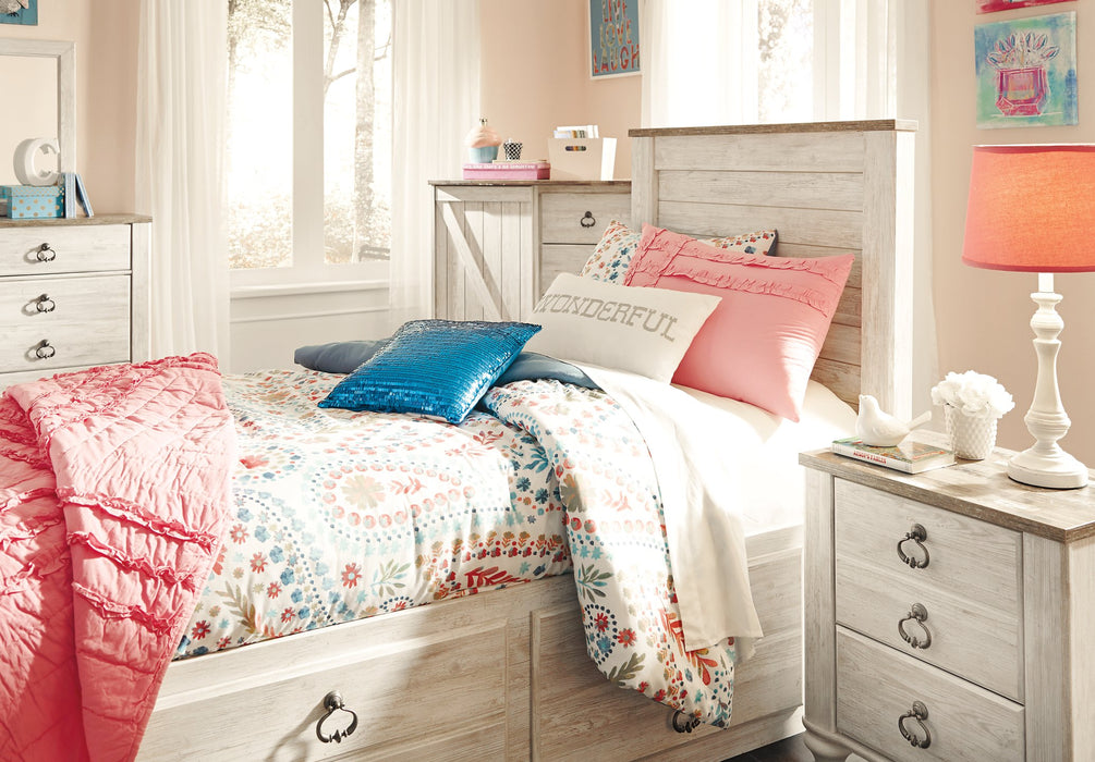 Willowton Bed with 2 Storage Drawers - Affordable Home Luxury