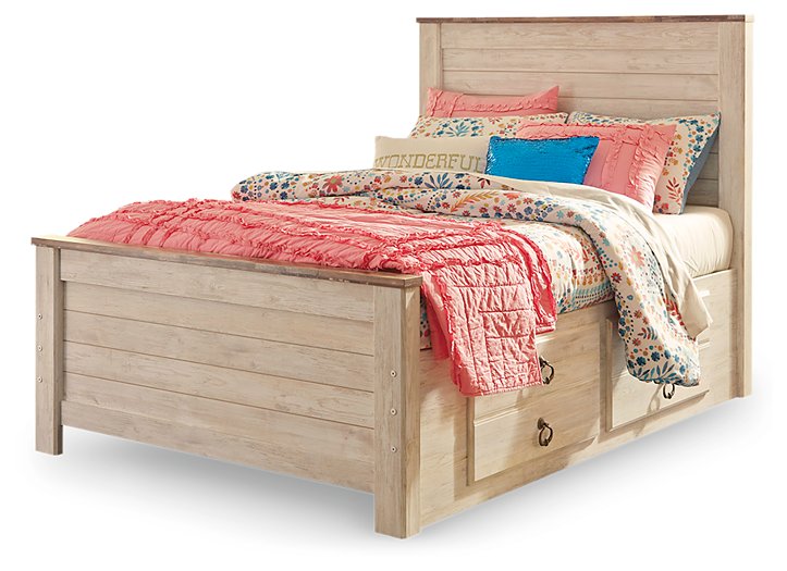 Willowton Bed with 2 Storage Drawers - Affordable Home Luxury