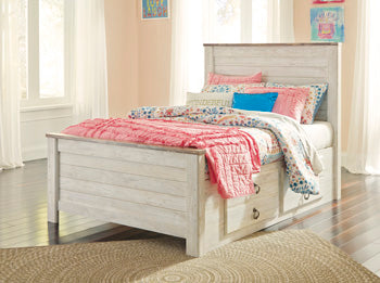 Willowton Bed with 2 Storage Drawers - Affordable Home Luxury