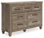 Yarbeck Dresser and Mirror - Affordable Home Luxury