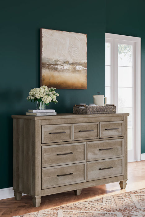 Yarbeck Dresser and Mirror - Affordable Home Luxury