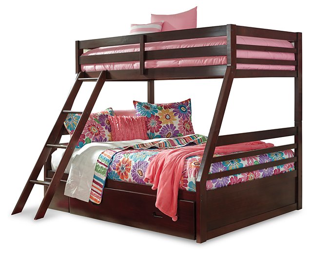 Halanton Youth Bunk Bed with 1 Large Storage Drawer - Affordable Home Luxury