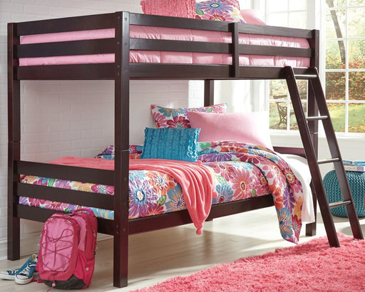 Halanton Youth Bunk Bed with Ladder - Affordable Home Luxury