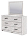 Cayboni Dresser and Mirror - Affordable Home Luxury