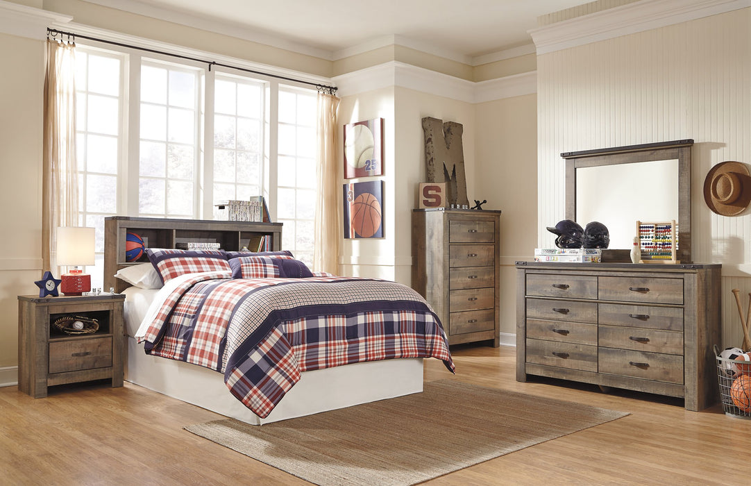 Trinell Bed with 2 Sided Storage - Affordable Home Luxury