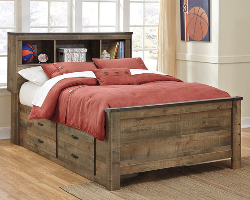 Trinell Bed with 2 Sided Storage - Affordable Home Luxury