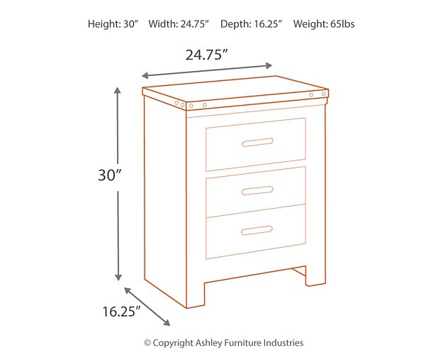 Trinell Nightstand - Affordable Home Luxury