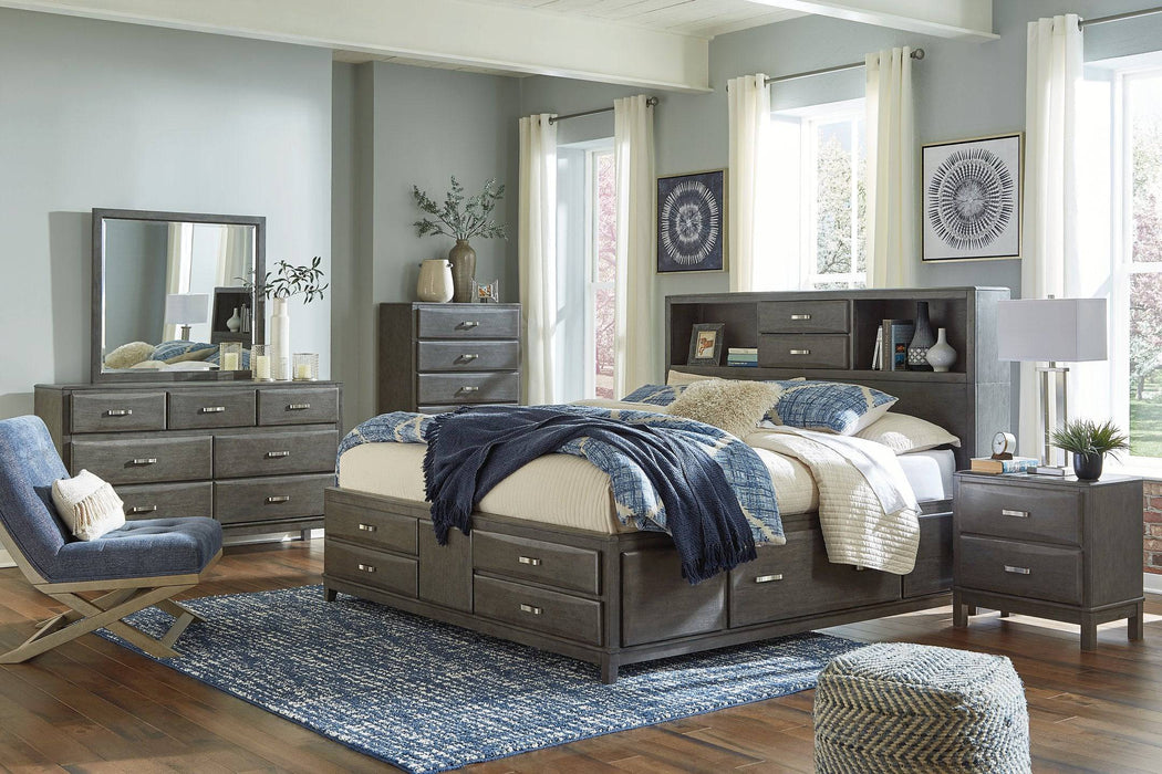 Caitbrook Storage Bed with 8 Drawers - Affordable Home Luxury