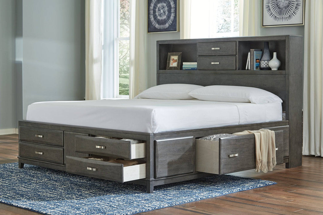 Caitbrook Storage Bed with 8 Drawers - Affordable Home Luxury