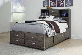 Caitbrook Storage Bed with 7 Drawers - Affordable Home Luxury